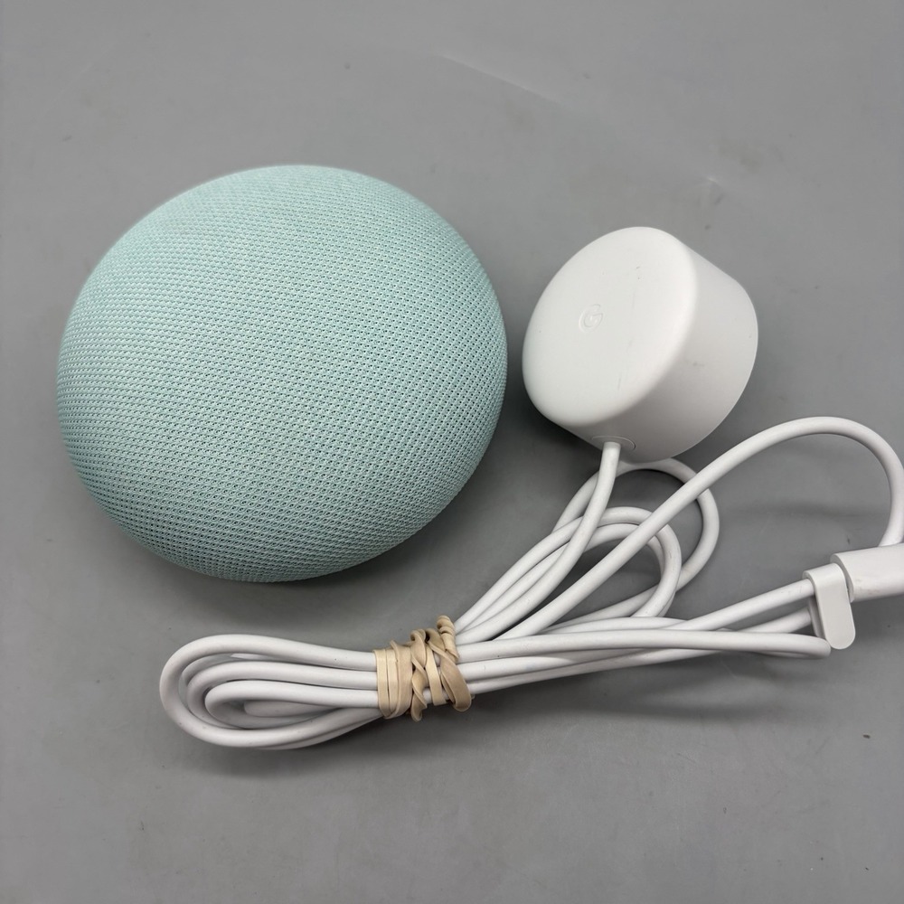 Google Home Mini Smart Speaker - Aqua (1st Gen) - Tested